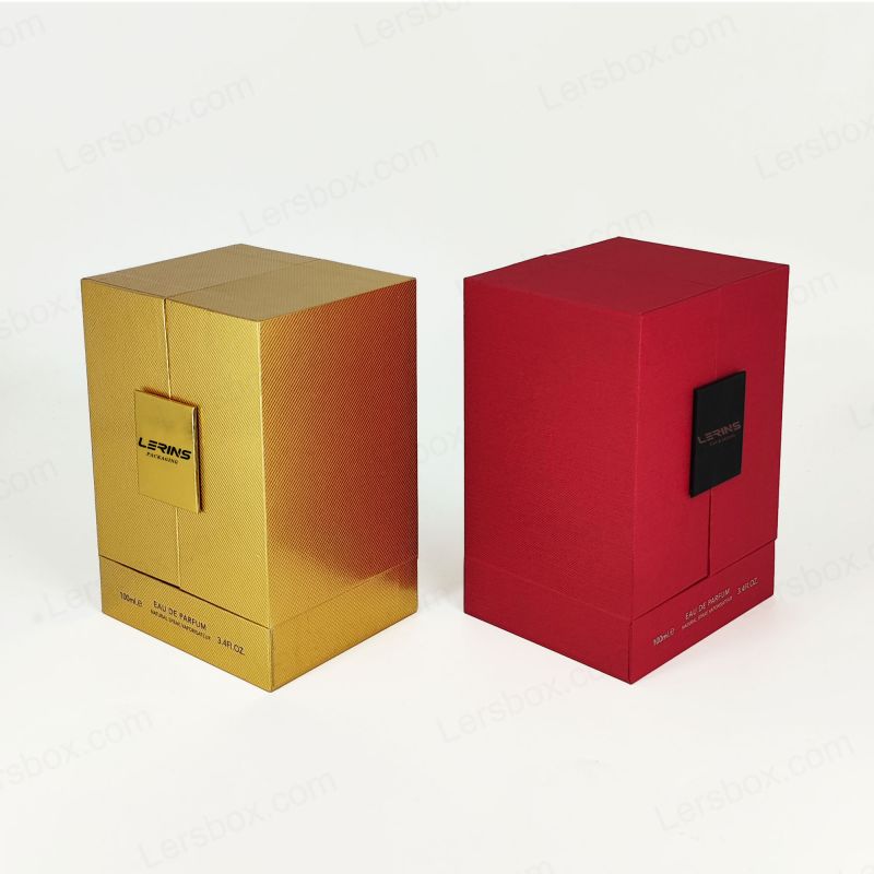 กล่องน้ำหอมที่มีความซับซ้อนพร้อมฟอยล์ทองคำแบบกำหนดเองและ EVA Insert, LID และการออกแบบฐาน HP016