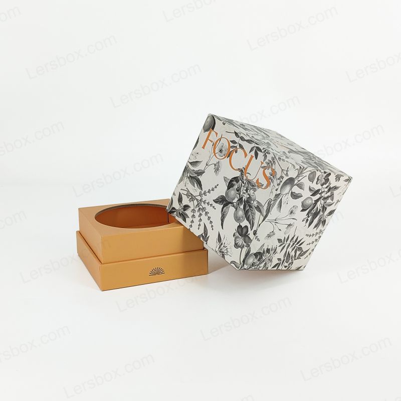 กล่องน้ำหอมสีทองฟอยล์พร้อมถาดโฟม Eva และการออกแบบที่ทำด้วยมือที่แข็งแรง HP022