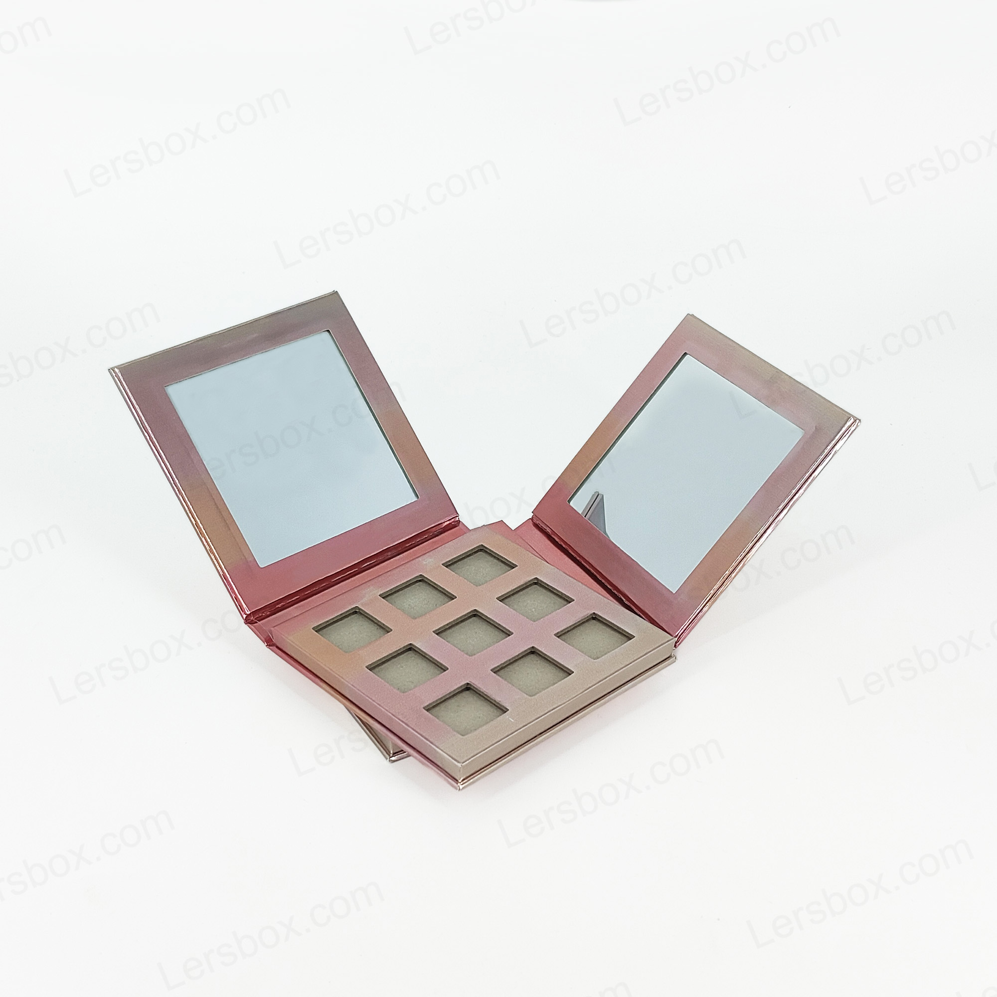 โลโก้ที่กำหนดเองเครื่องสำอางแพนสีชมพู contour บลัช