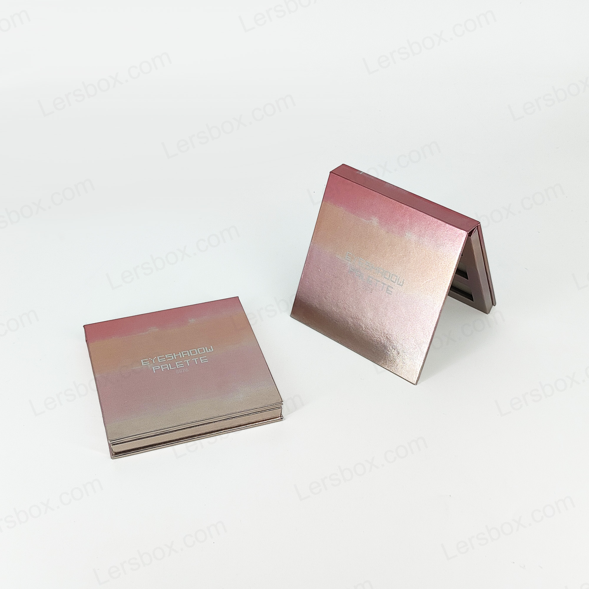 โลโก้ที่กำหนดเองเครื่องสำอางแพนสีชมพู contour บลัช