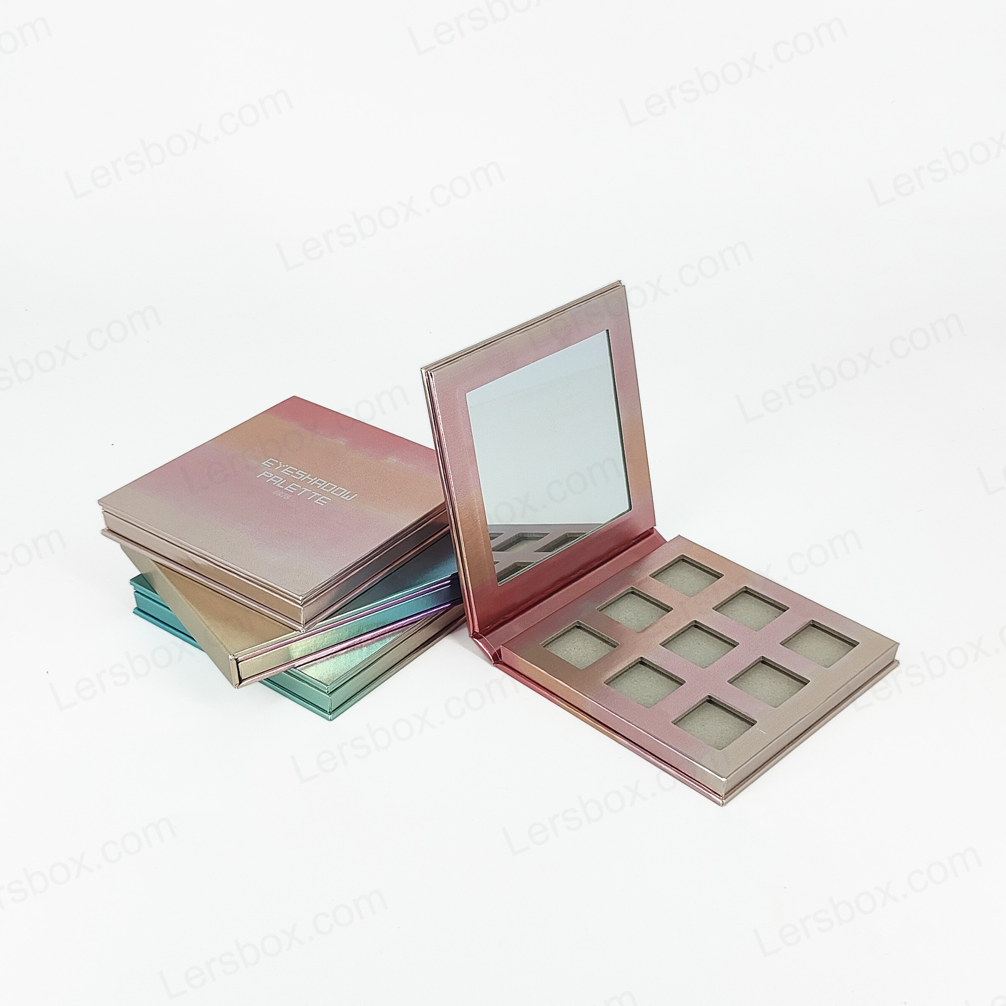 โลโก้ที่กำหนดเองเครื่องสำอางแพนสีชมพู contour บลัช